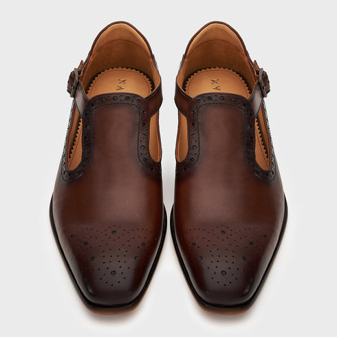 Bagh Brogue | Choco Brown Leather